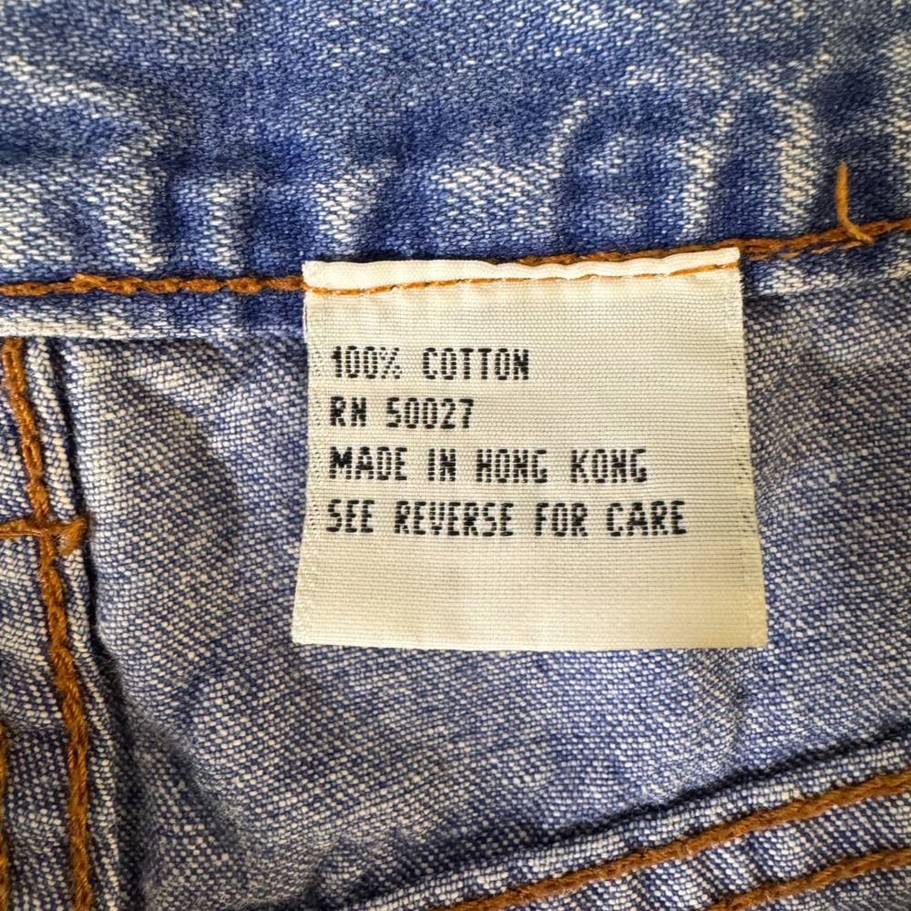 VTG Bill Blass 12 (28x30) Blue Acid‎ Wash High Waisted Denim Women's Mom Jeans - Picture 10 of 10